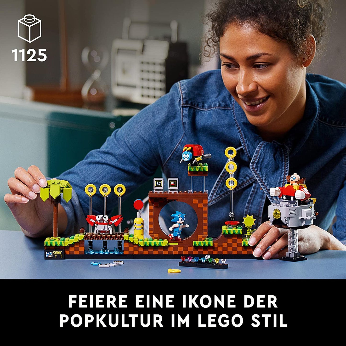21331 Ideas Sonic the Hedgehog - Green Hill Zone, Konstruktionsspielzeug