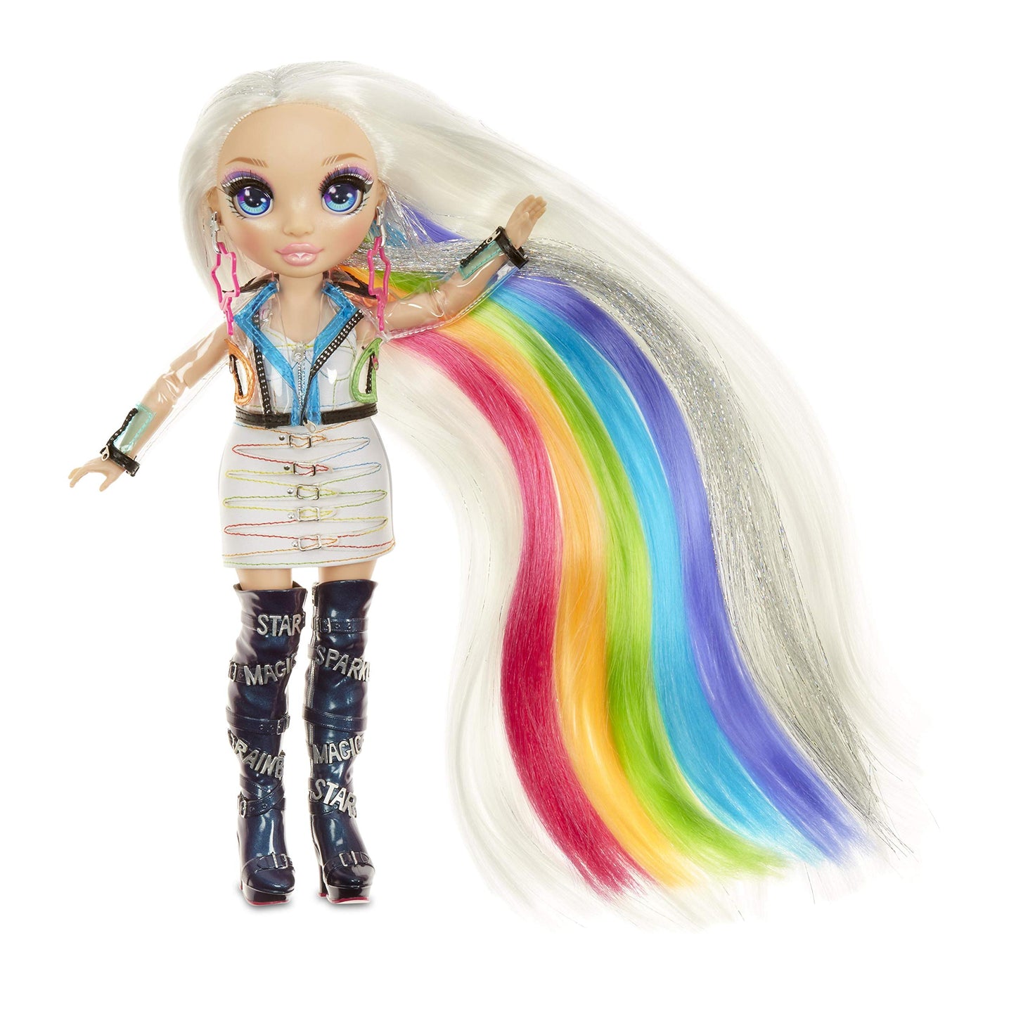 Rainbow Surprise Hair Play Rainbow Doll, Puppe