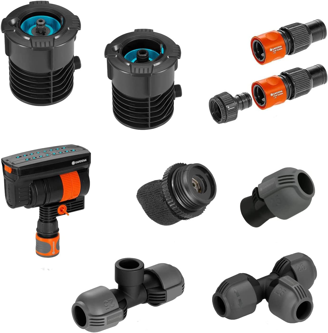 Start-Set Pipeline mit Viereckregner, Wasserhahn