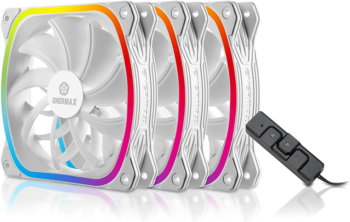 SquA RGB White 3 Pack 120x120, Gehäuselüfter