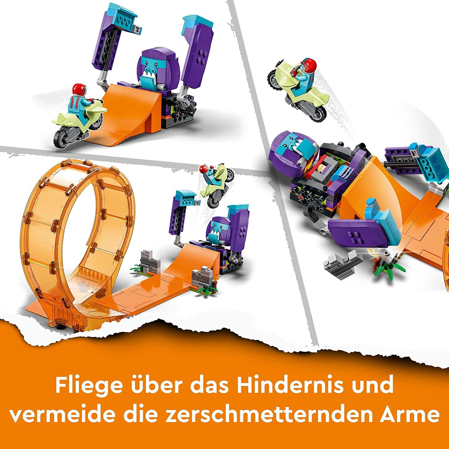 60338 City Stuntz Schimpansen-Stuntlooping, Konstruktionsspielzeug