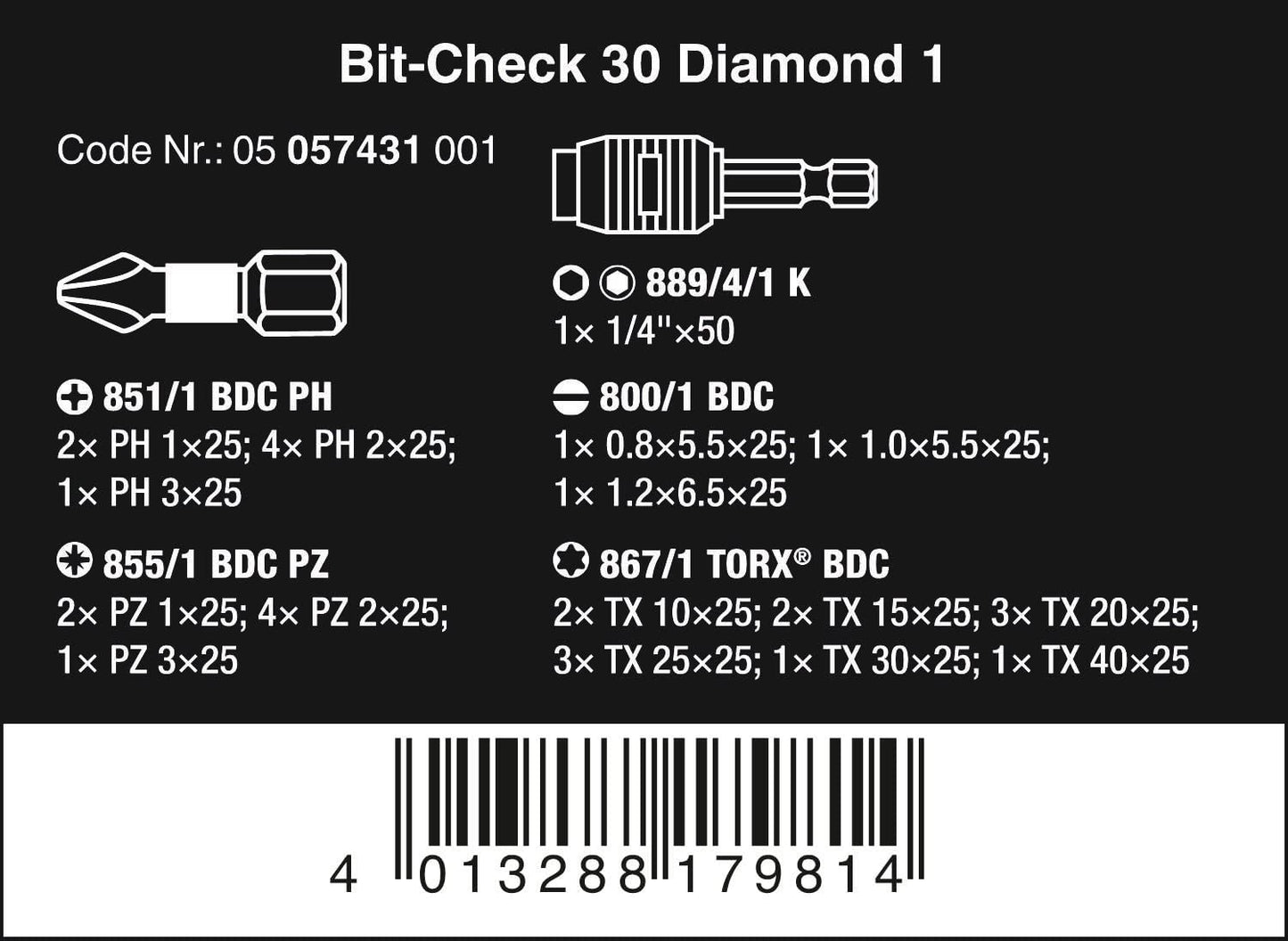Bit-Satz Bit-Check 30 Diamond 1