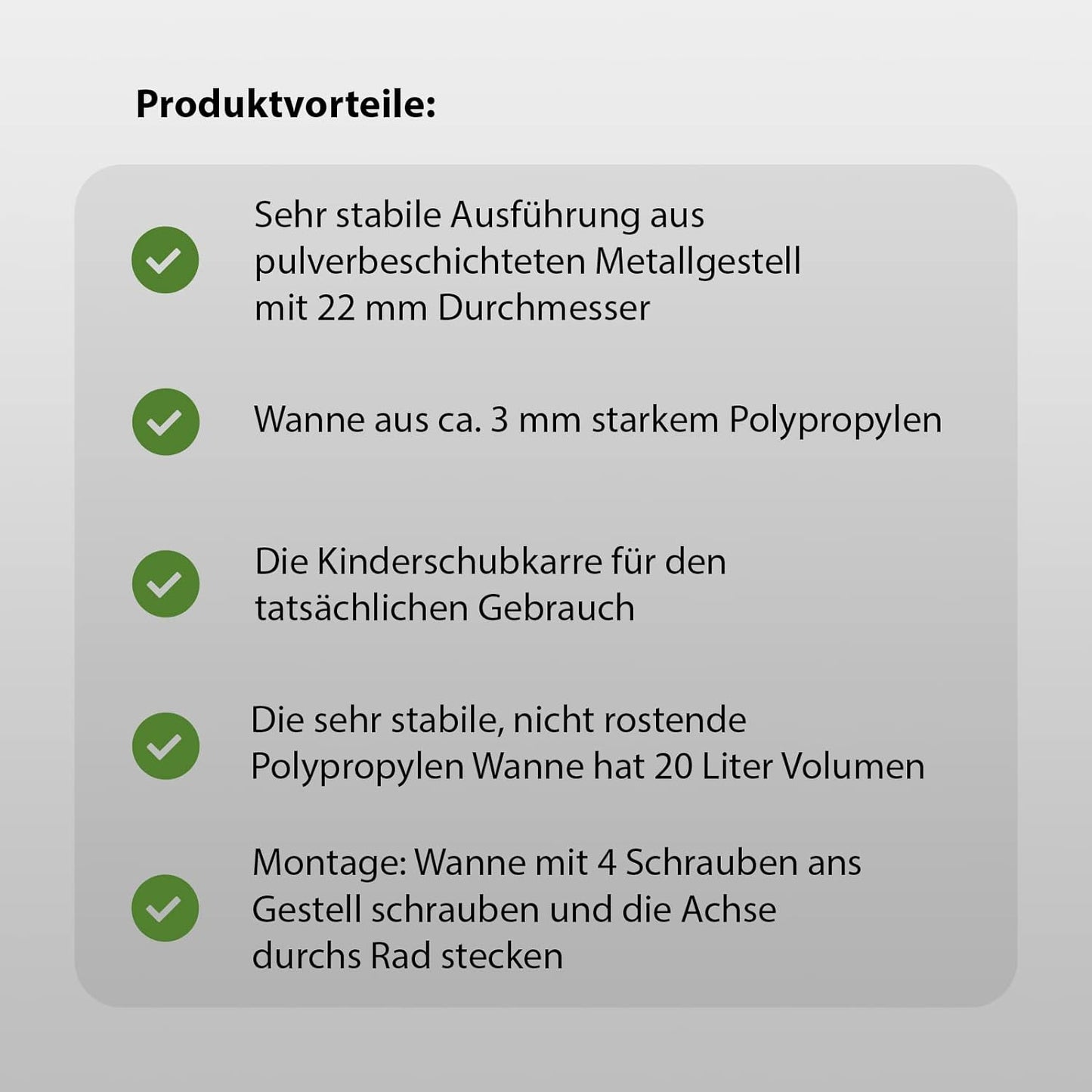 Kinderschubkarre, Traktor | Grün