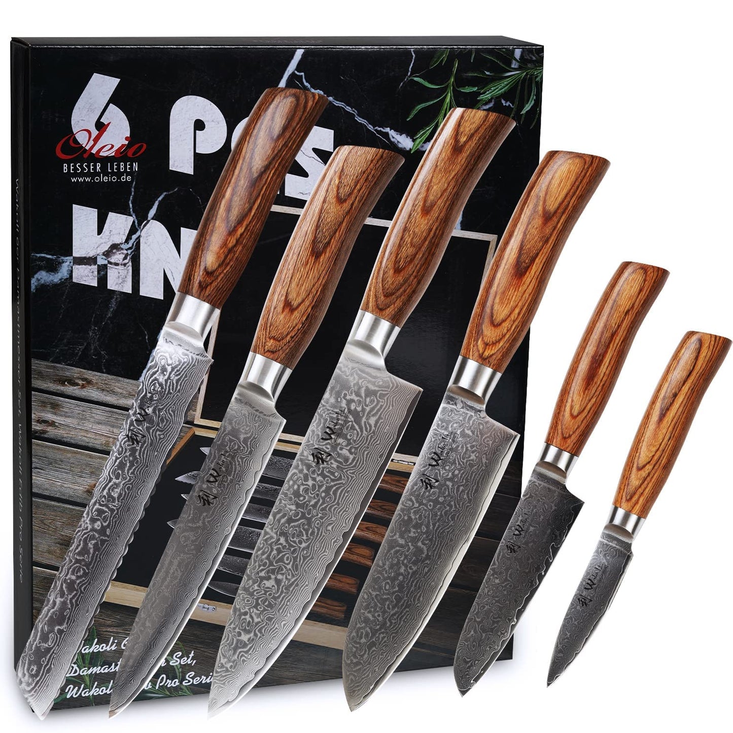 Damastmesser-Set