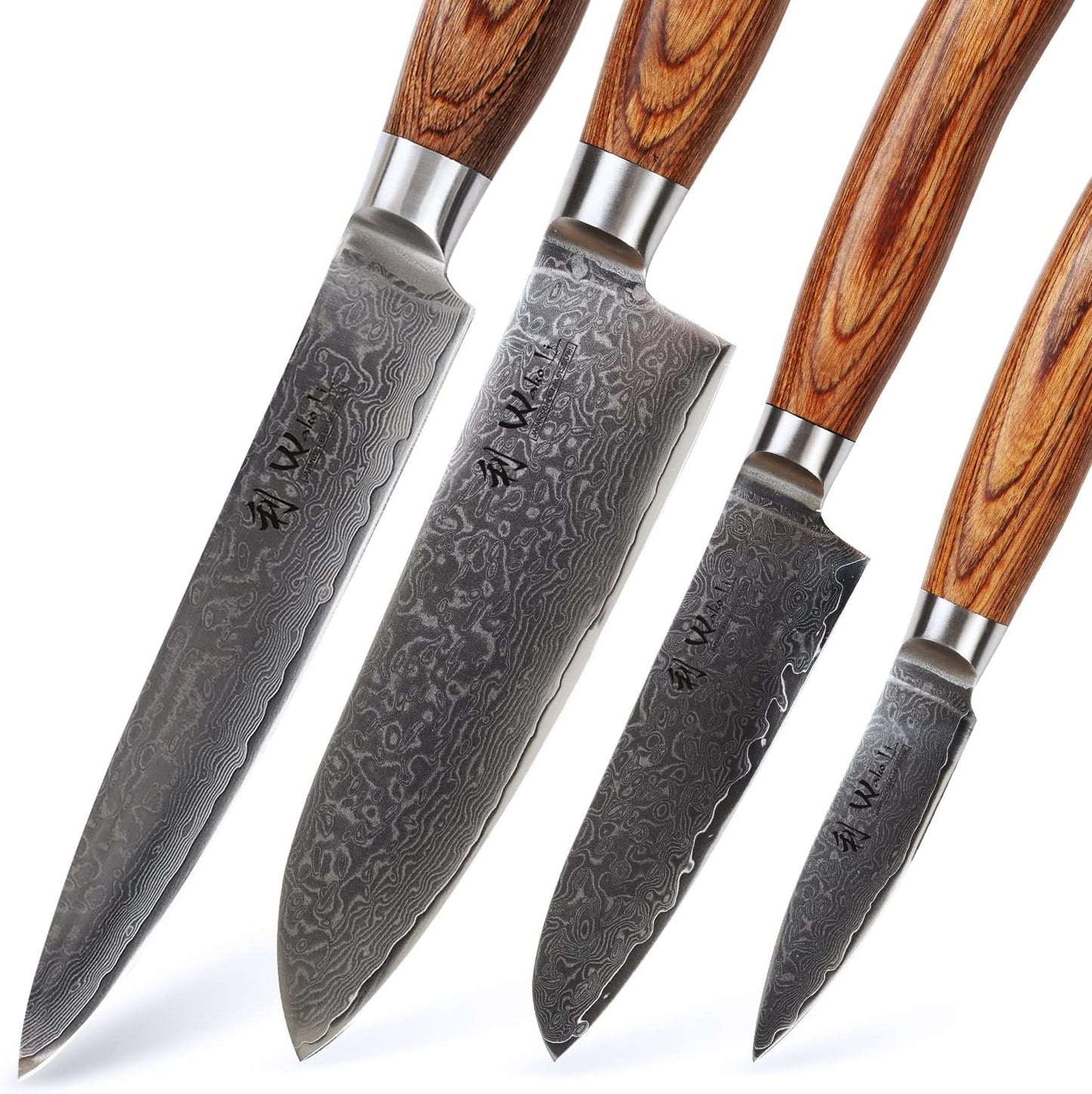 Damastmesser Set