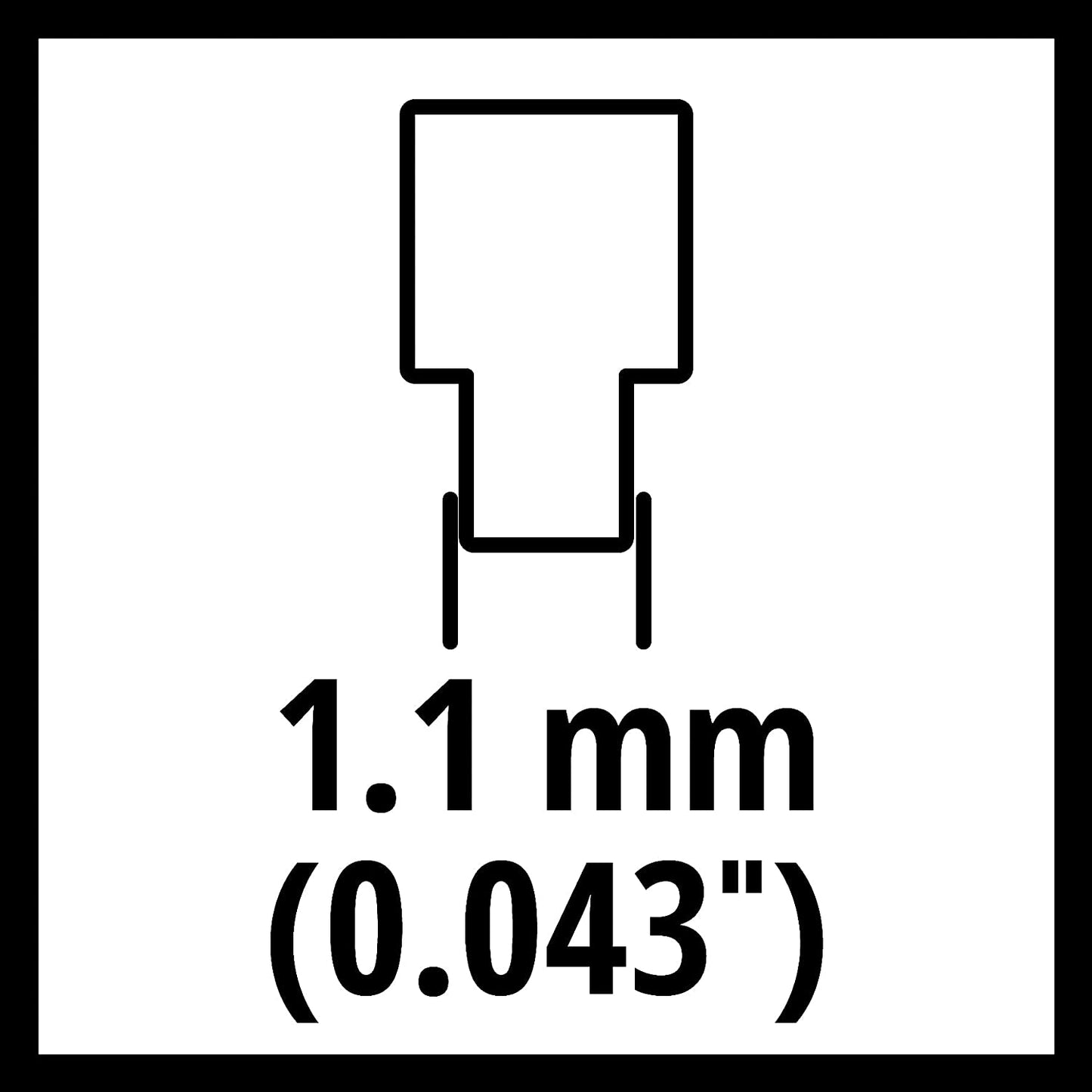 Ersatzkette 30cm 1,1mm 45T 3/8", Sägekette