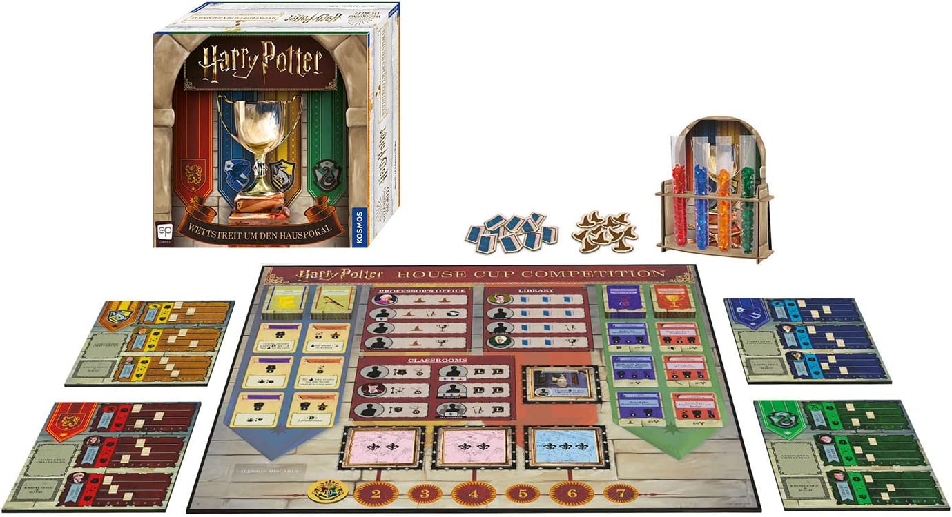 Harry Potter - Wettstreit um den Hauspokal, Brettspiel