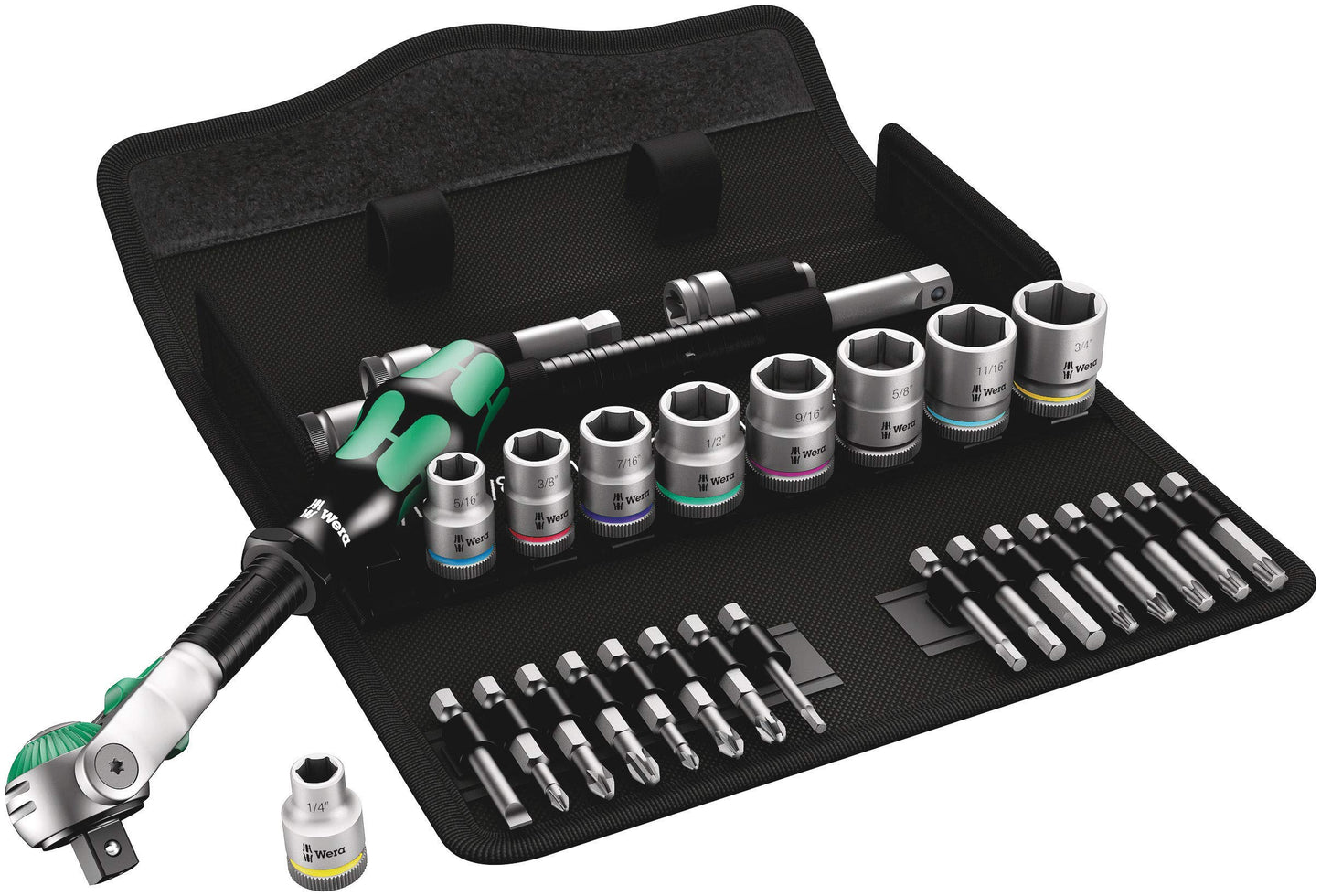 8100 SB 9 Zyklop Speed-Knarrensatz, zöllig, 3/8", Werkzeug-Set