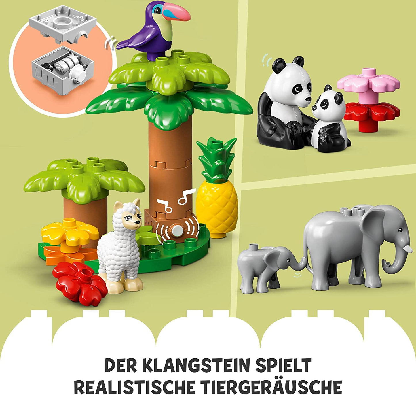 10975 DUPLO Wilde Tiere der Welt, Konstruktionsspielzeug