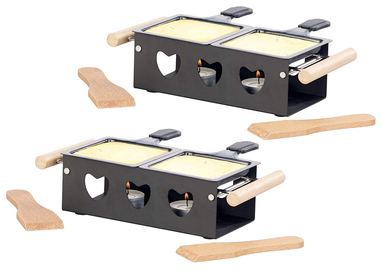 2er-Set Teelicht-Raclette