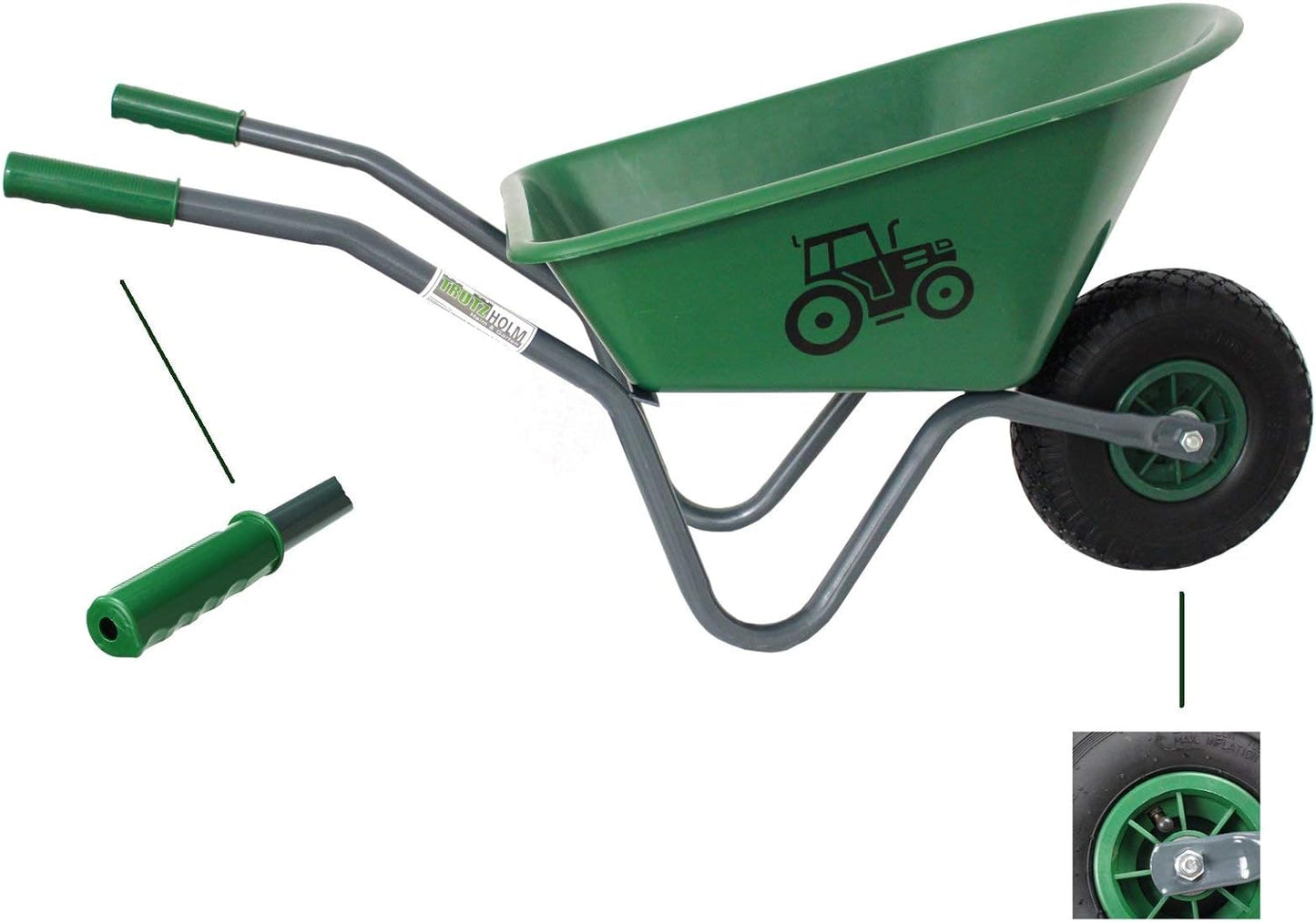 Kinderschubkarre, Traktor | Grün