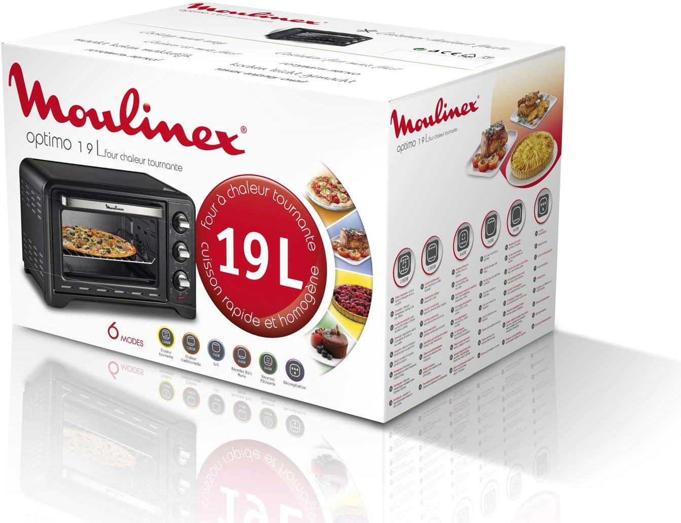 Optimo, Horno 19 litros
