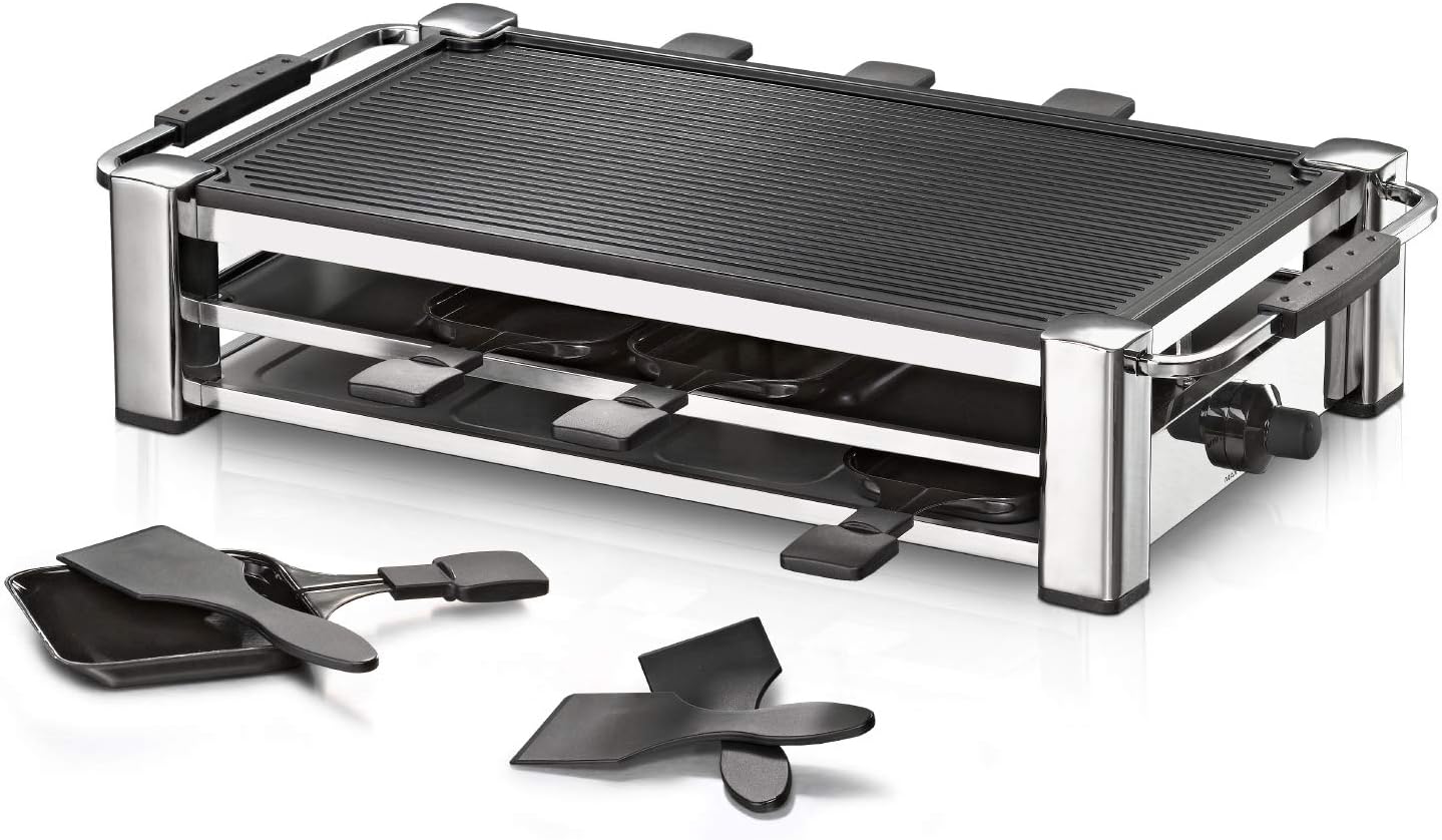 RCC 1500 Raclette-Grill, 8 Pfännchen