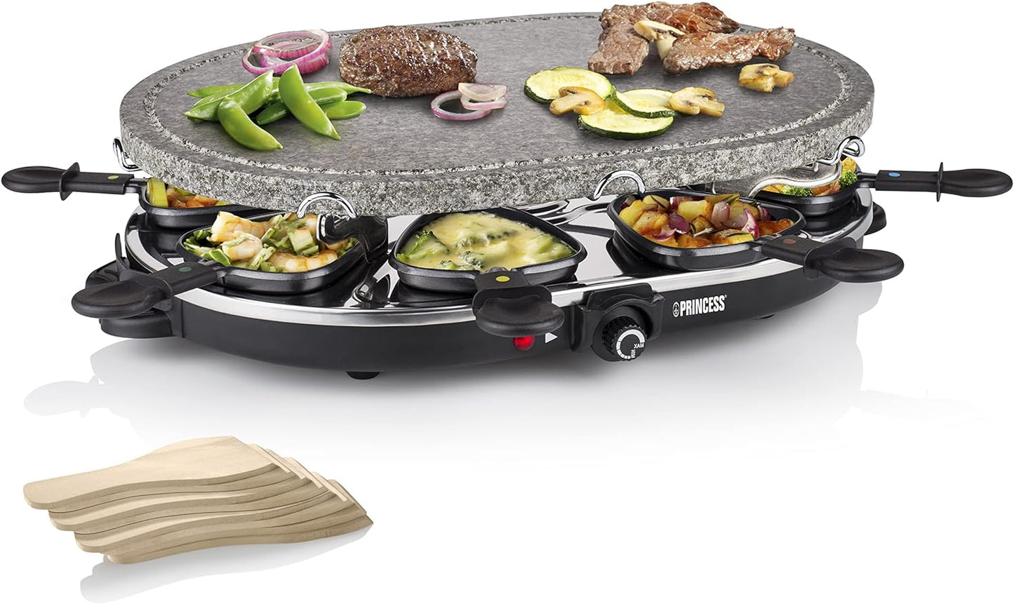 Raclette-Stein Grill 162720, Grau