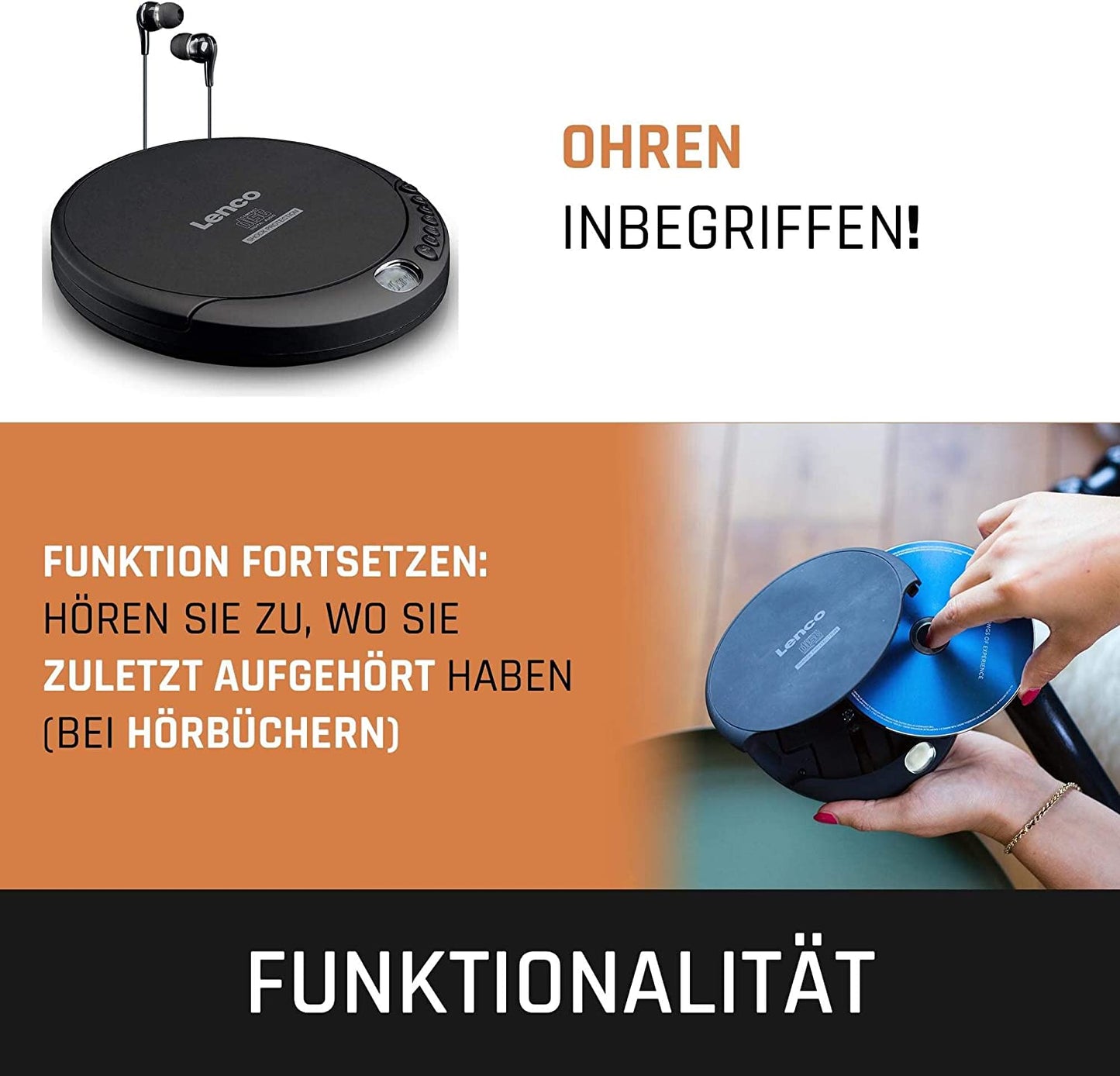 CD-200BK, CD-Player