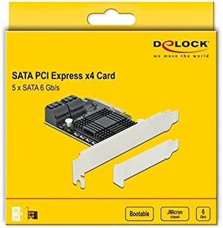 PCIe 5P SATA x4 LP, Schnittstellenkarte