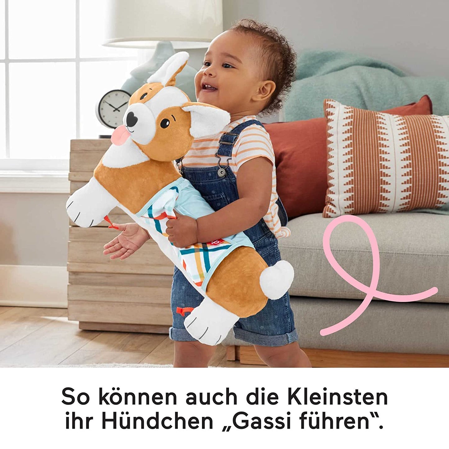 3-in-1 Hündchen Spielkissen, Kuscheltier