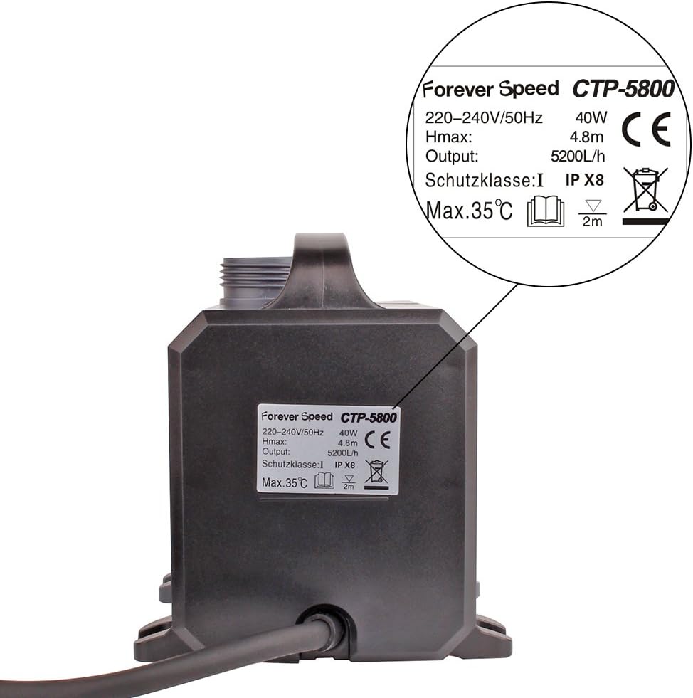 Teichpumpe, 5200L/H