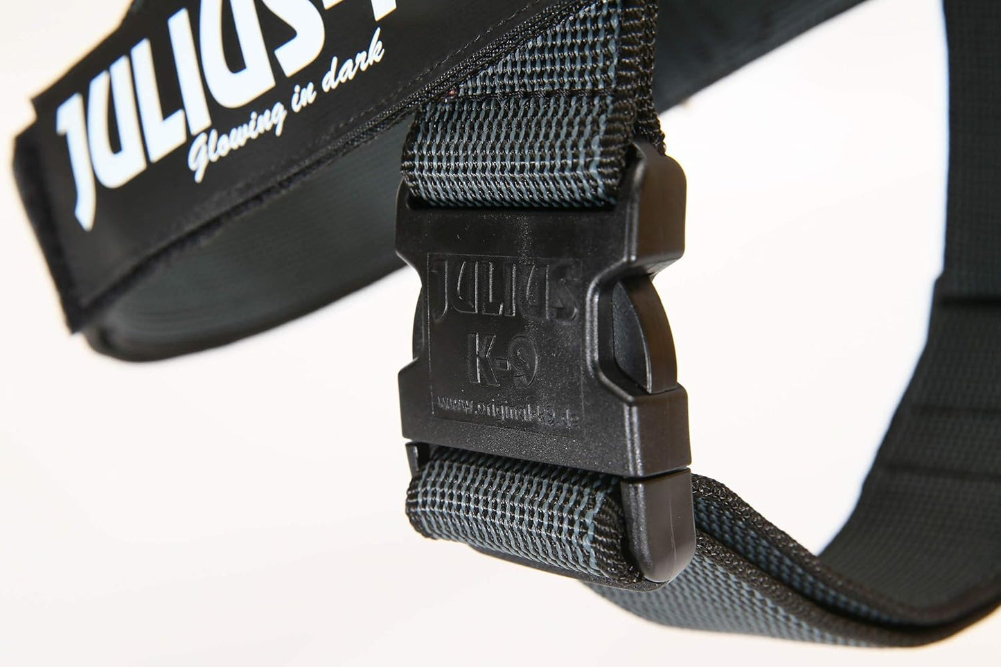 IDC Gurtbandgeschirr, XL / 2 schwarz-grau