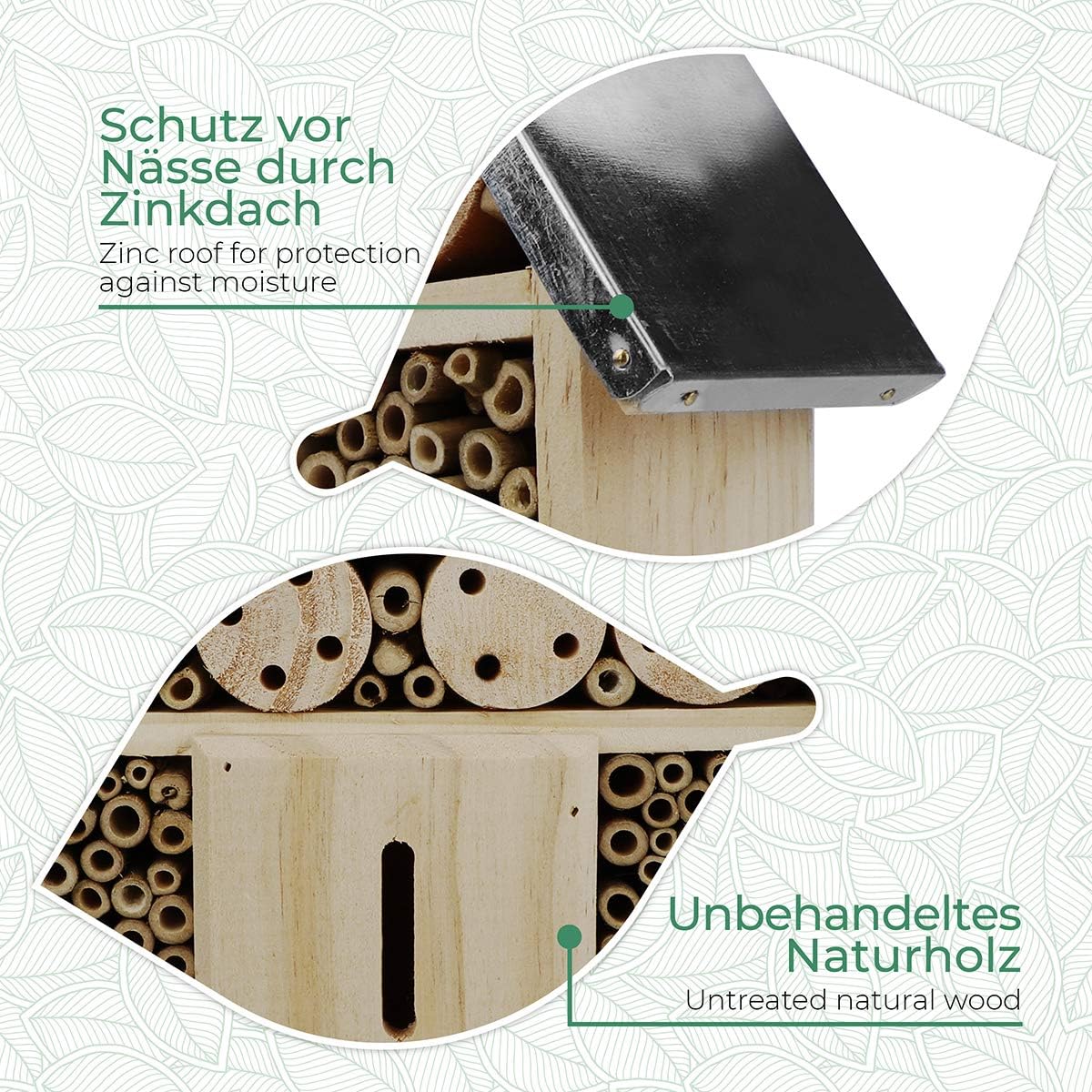 Insektenhaus, Braun