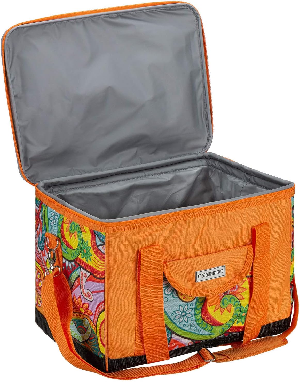 Kühltasche, XL paisley orange