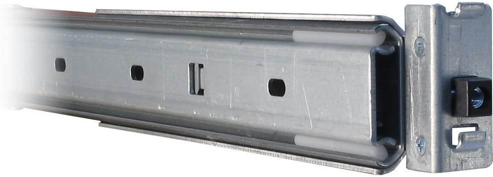 2U Teleskopschienen 455 mm, Einbauschienen