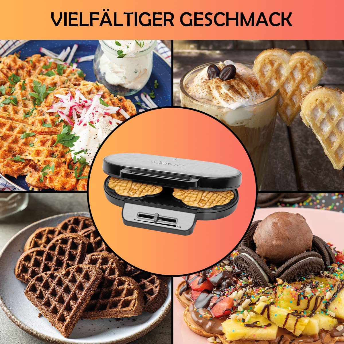 Doppel-Waffeleisen WA 3745