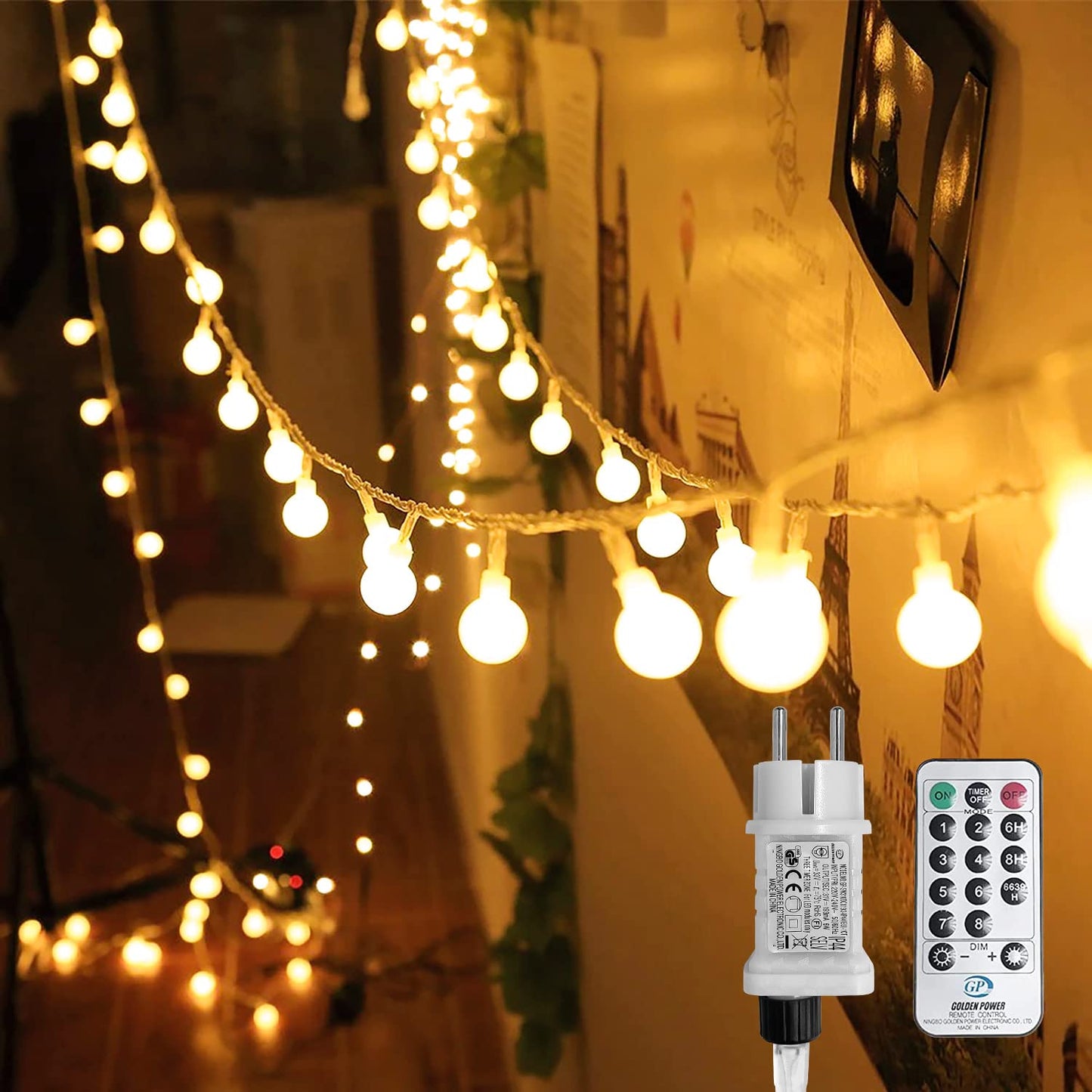 Kugel Lichterkette, 30M 300LED
