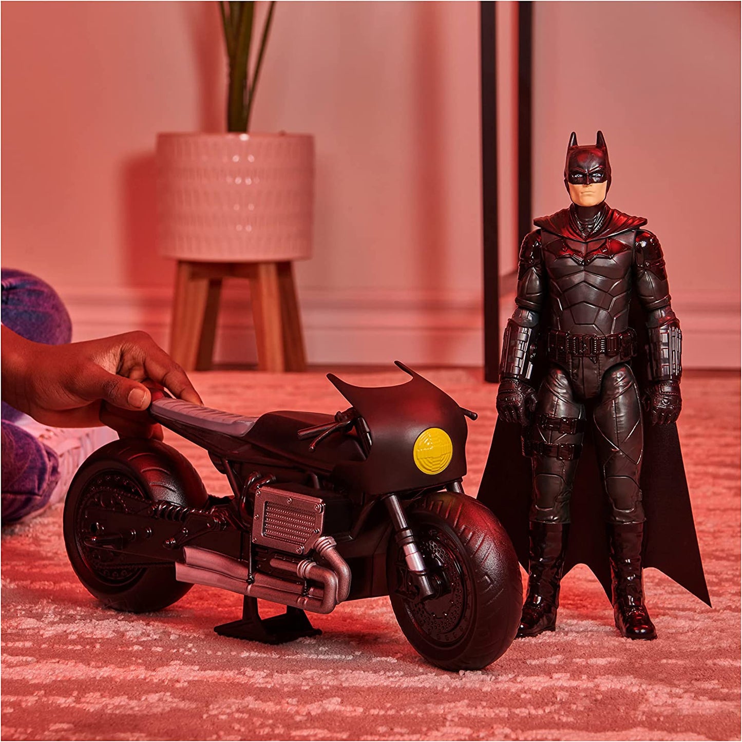 Bat-Cycle mit Batman, Spielfahrzeug