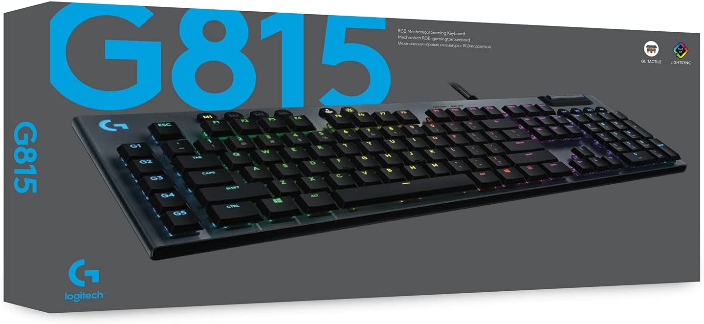G815, Gaming-Tastatur, Taktile Schalter G815