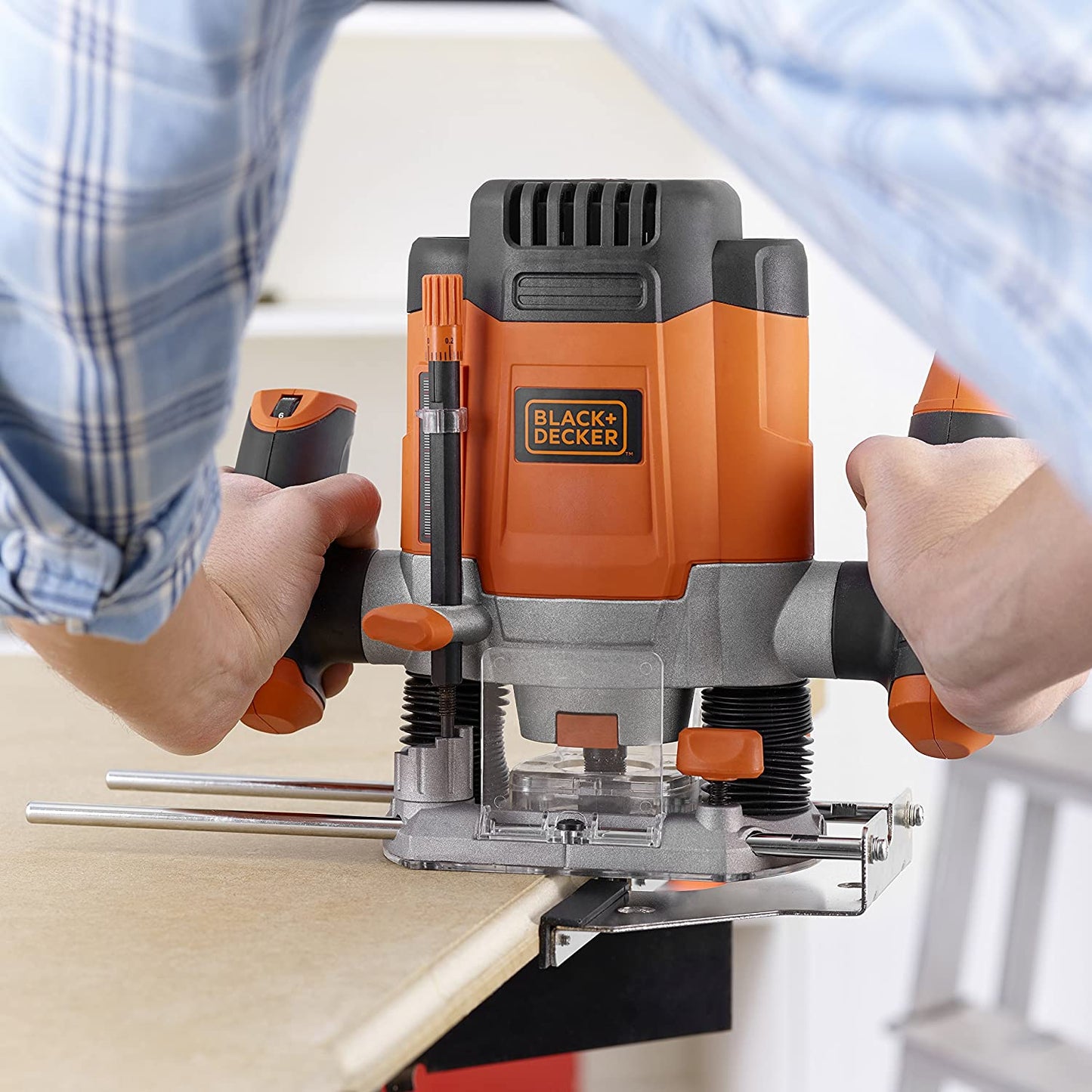 Elektronik-Oberfräse KW1200E-QS, Fräse