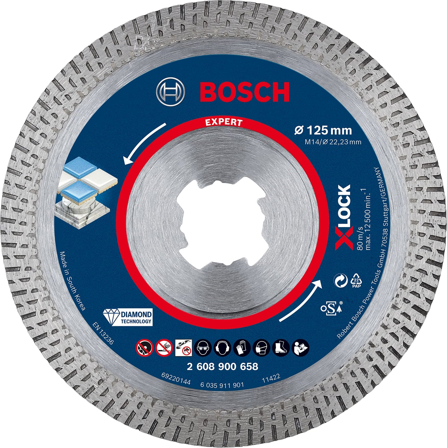 X-LOCK Diamanttrennscheibe Expert HardCeramic, Ø 125mm
