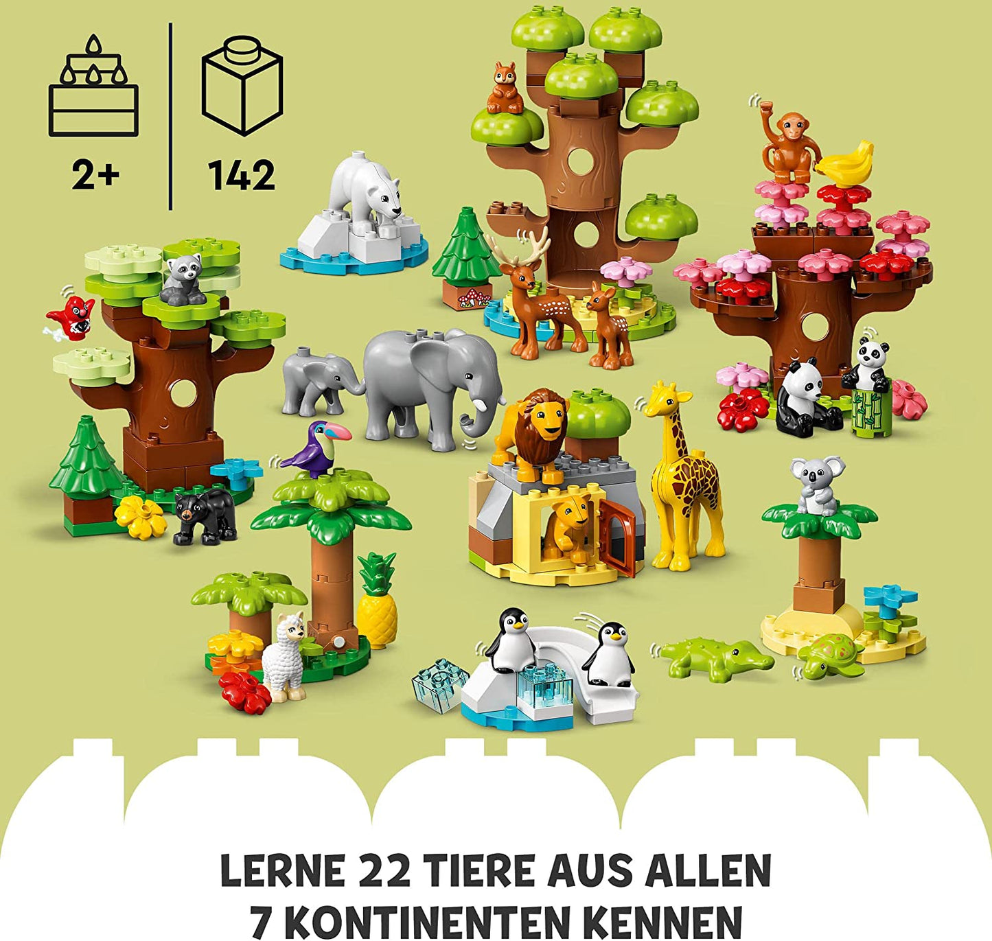 10975 DUPLO Wilde Tiere der Welt, Konstruktionsspielzeug