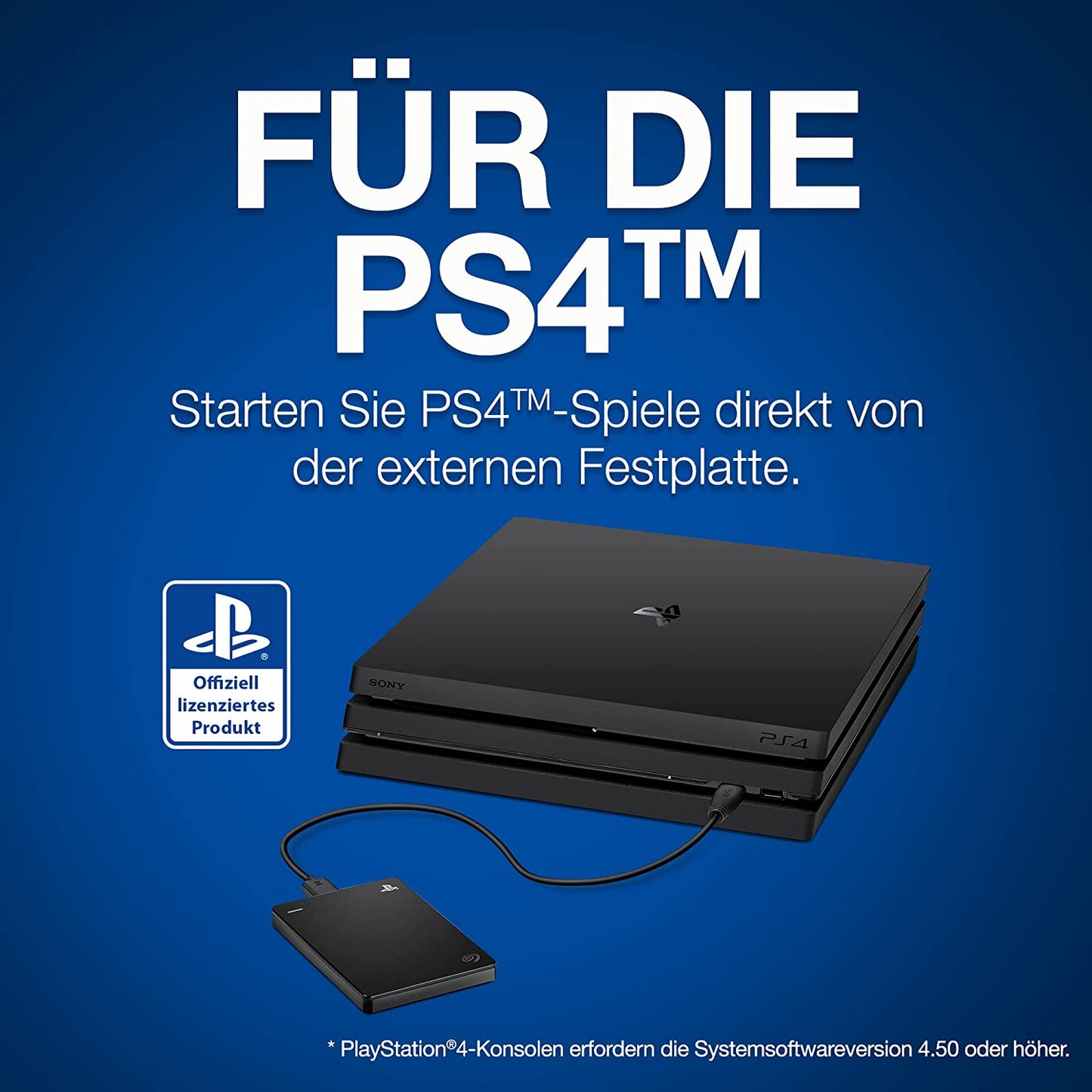 Game Drive for PS4 2 TB, Externe Festplatte