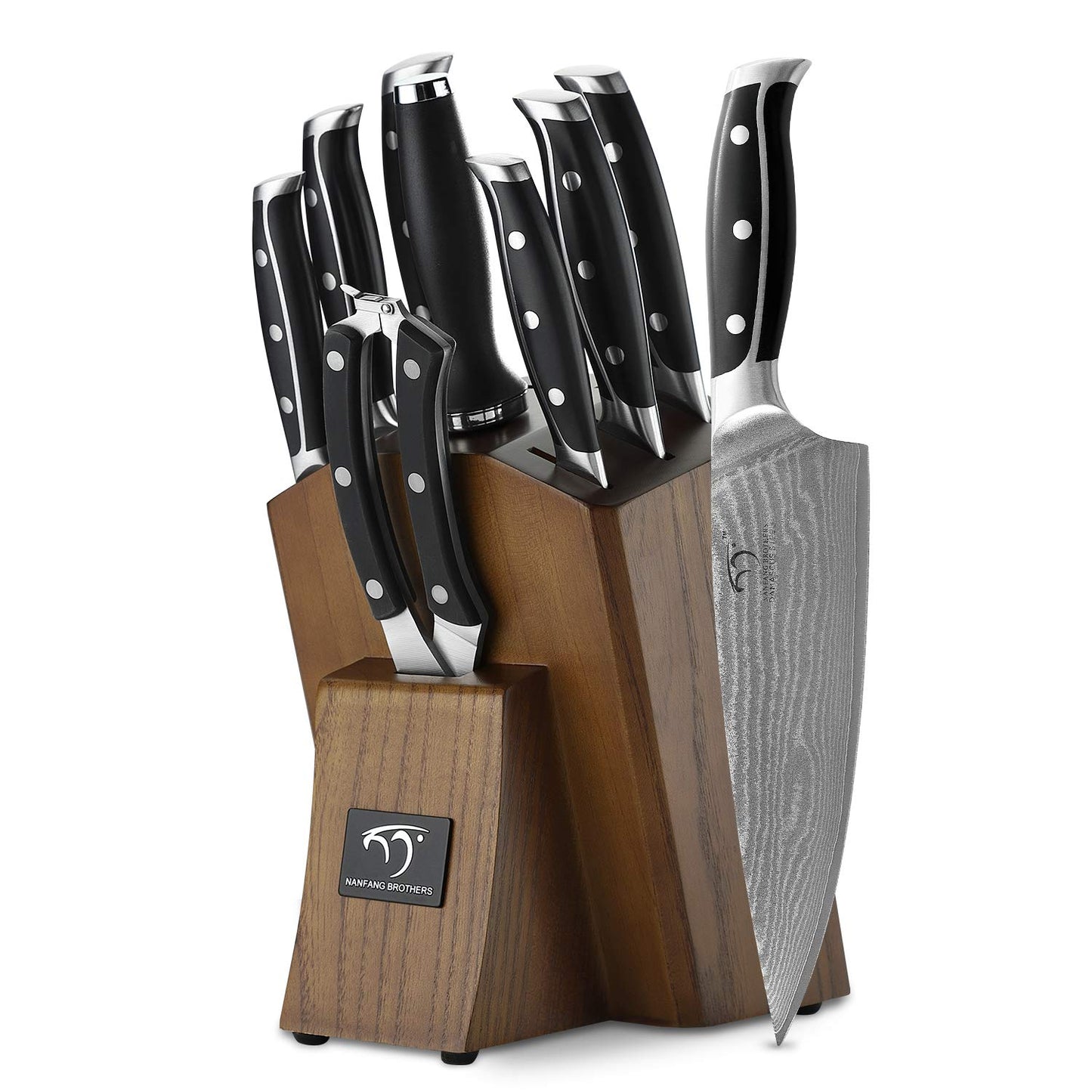 Messerblock Set, Brown