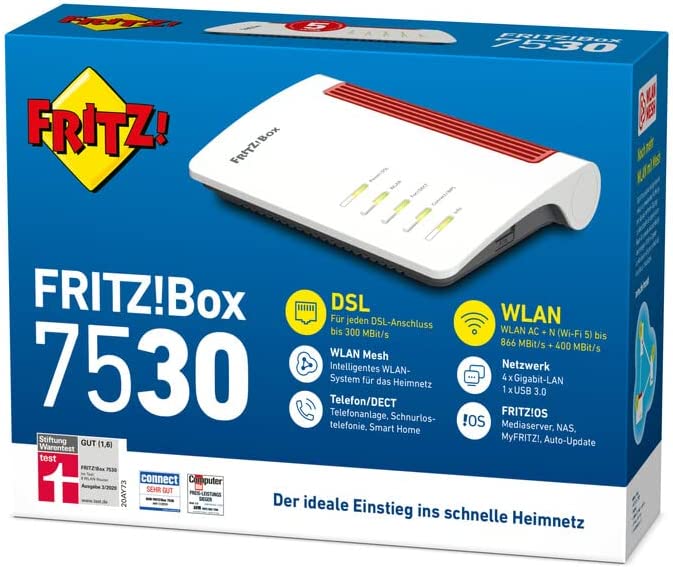 FRITZ!Box 7530, Router, WLAN AC+ Router