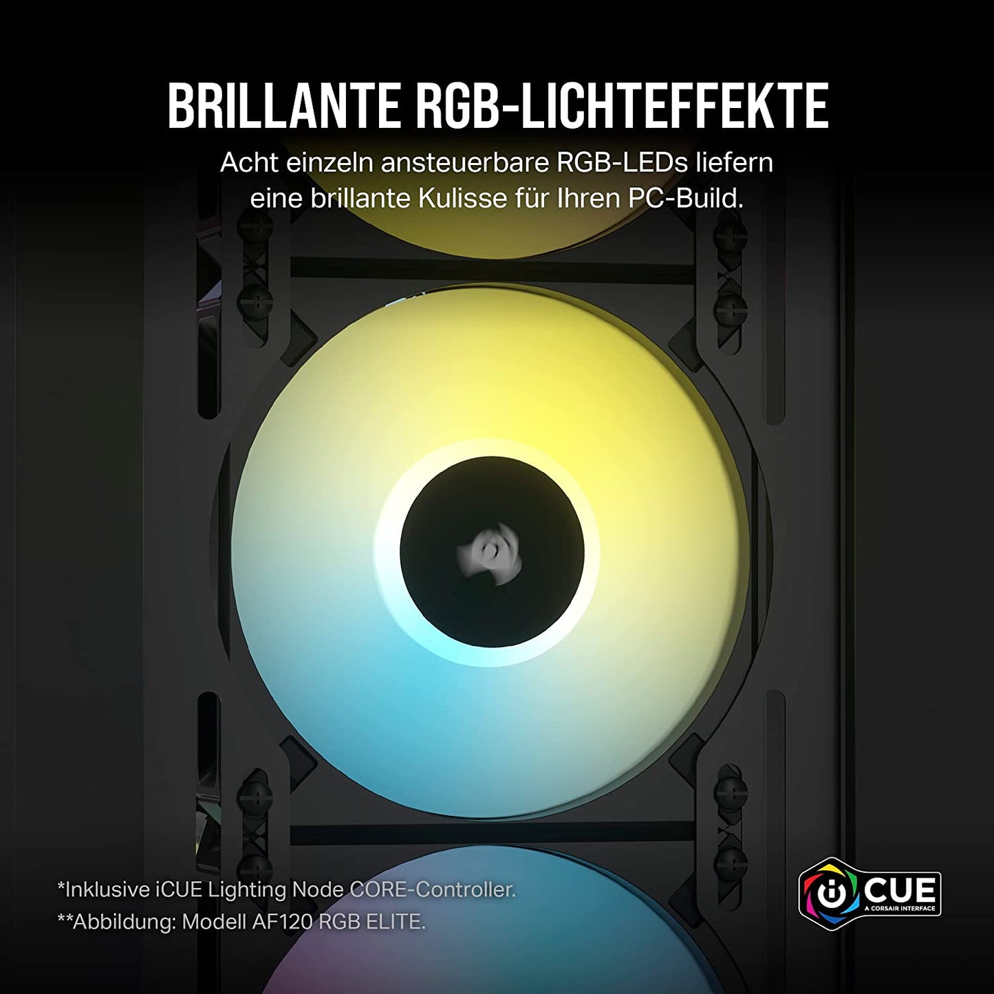 iCUE AF120 RGB Slim, Gehäuselüfter