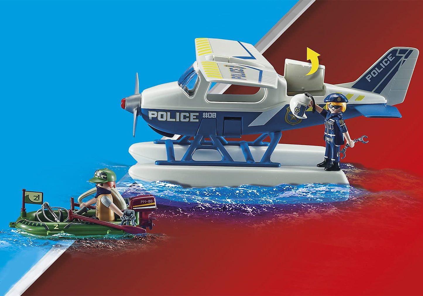 70779 City Action Polizei-Wasserflugzeug: Schmuggler-Verfolgung, Konstruktionsspielzeug