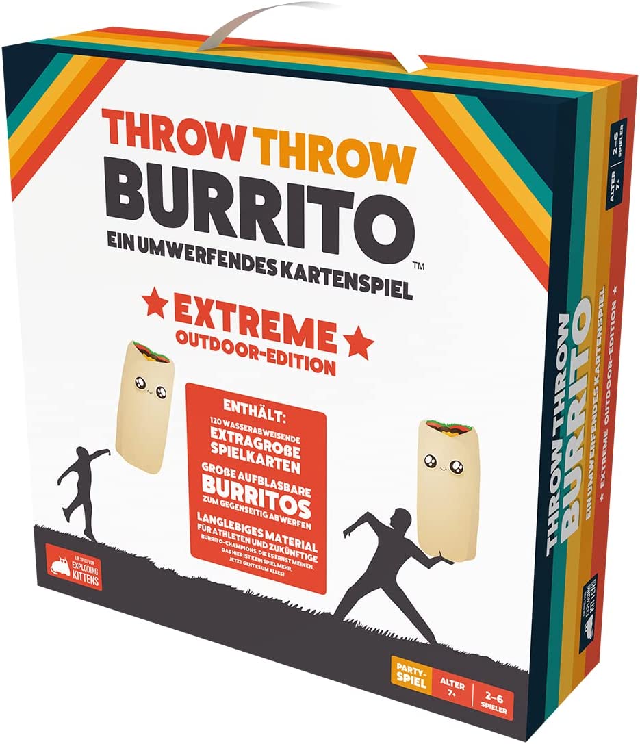 Throw Throw Burrito: Extreme Outdoor-Edition, Partyspiel