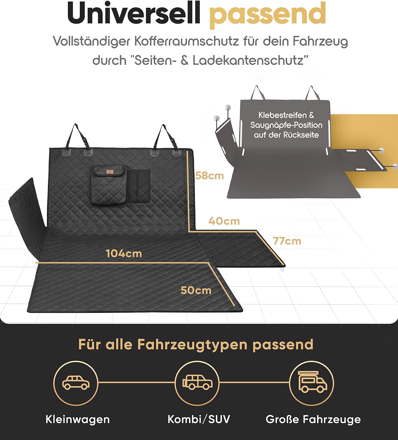Hundedecke für Autos
