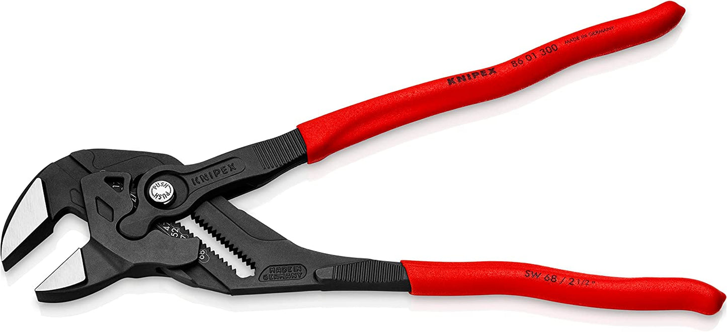 Zangenschlüssel 86 01 300, atramentiert 300 mm Rot