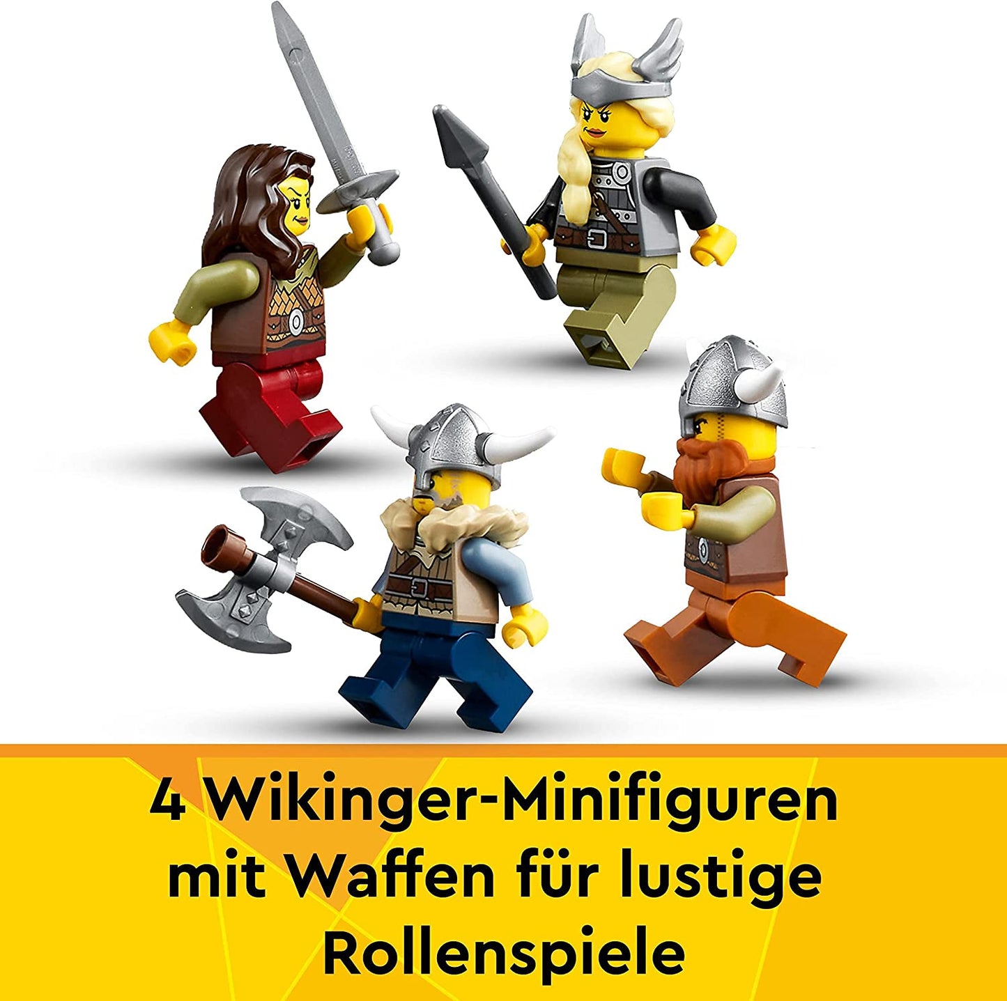 31132 Creator 3in1 Wikingerschiff mit Midgardschlange, Konstruktionsspielzeug