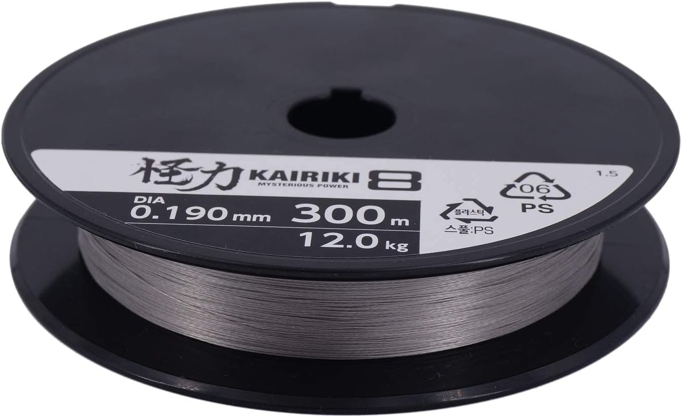 Geflochtene Angelschnur Kairiki 8, 0.28mm / 29.3kg, 300m