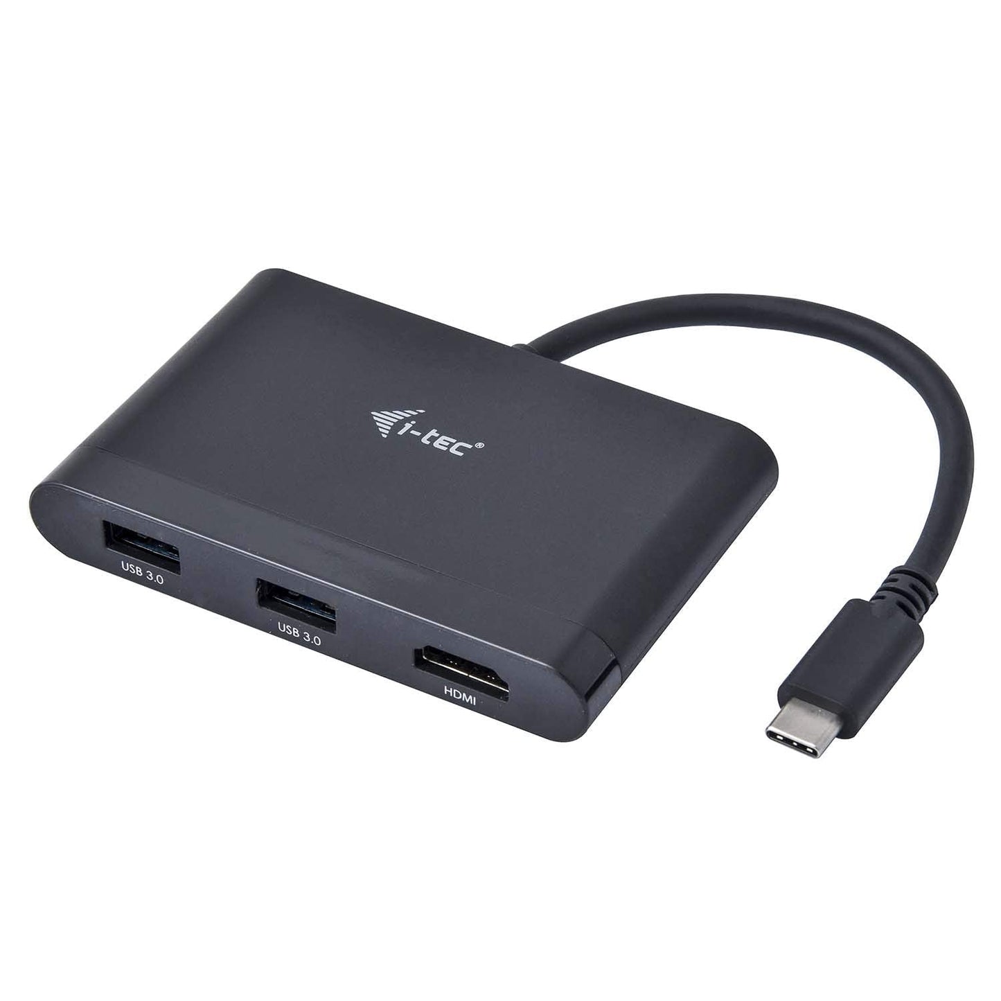 USB 3.2 Gen 1 Multiport-Hub, USB-C Stecker > 2x USB-A Buchse + HDMI Buchse, USB-Hub