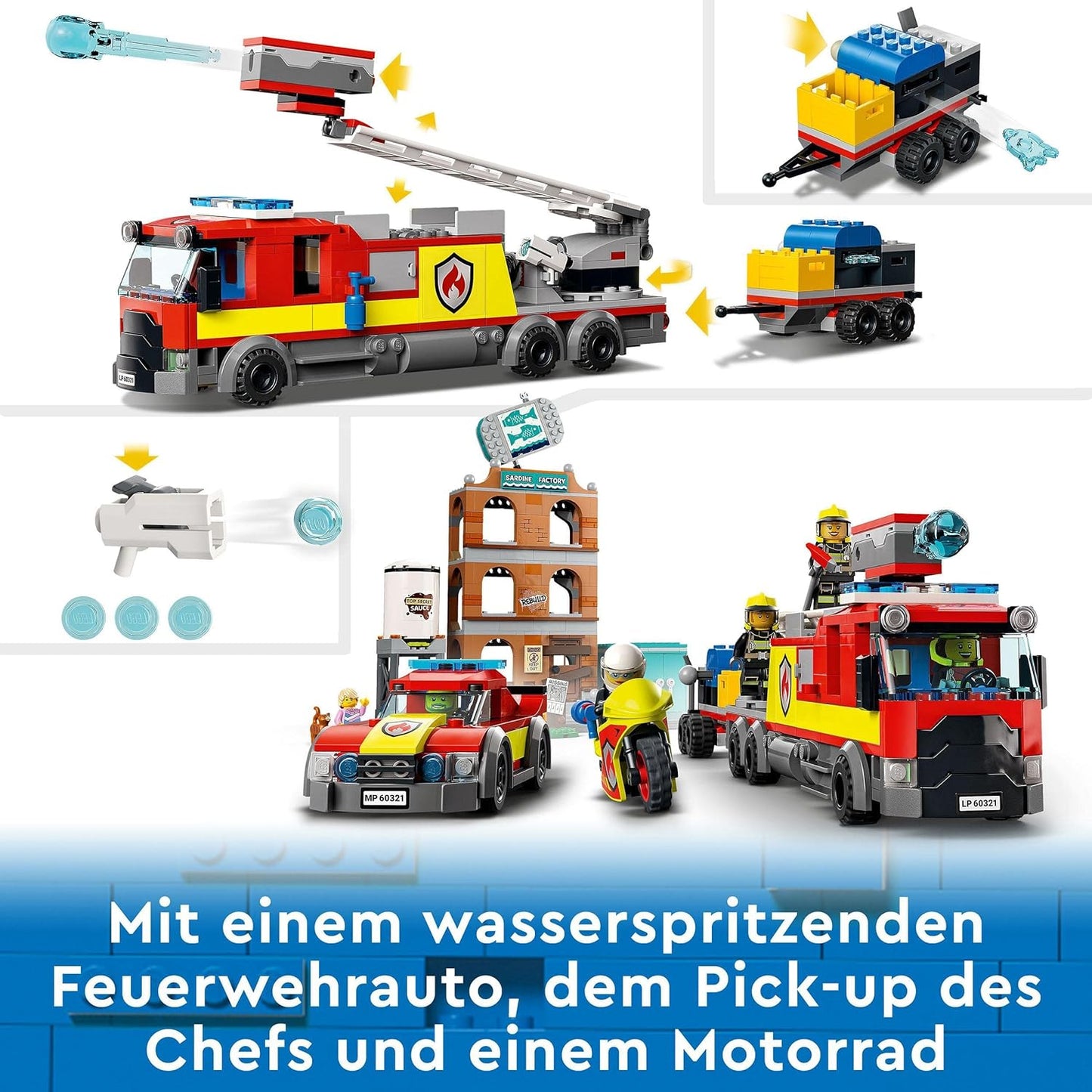60321 City Feuerwehreinsatz mit Löschtruppe, Single