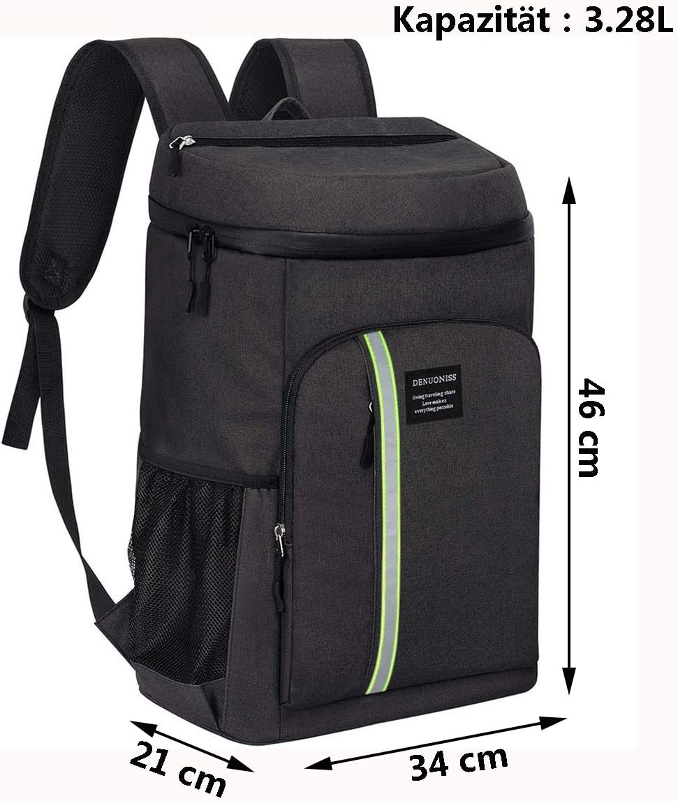 Kühlrucksack, Schwarz