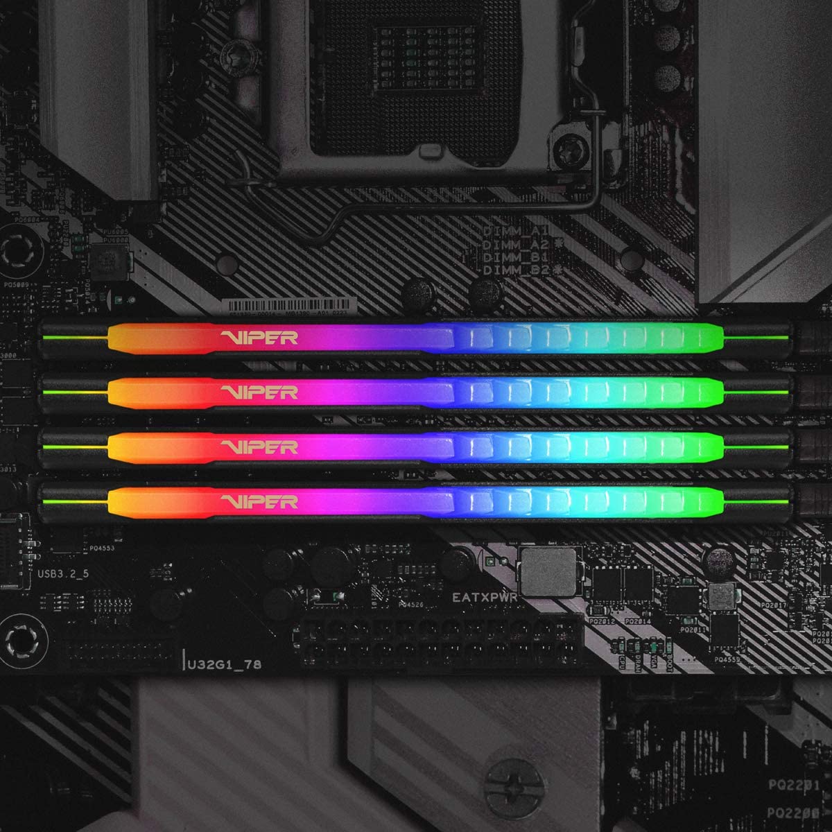 DIMM 32 GB DDR4-3200 Kit, Arbeitsspeicher, 32GB (2 x 16GB) 3200MHz Kit CL18