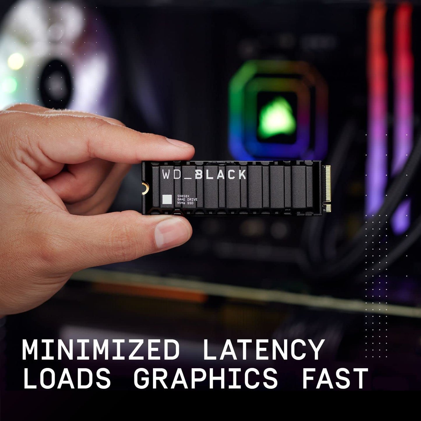 Black SN850X NVMe SSD 1 TB, 1 TB Heatsink SN850X