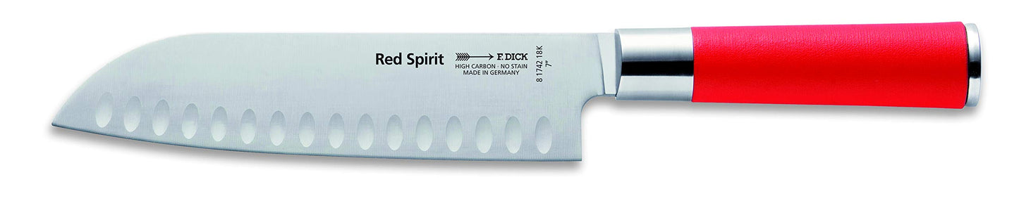 Santokumesser Red Spirit 8174218K, Kullenschliff