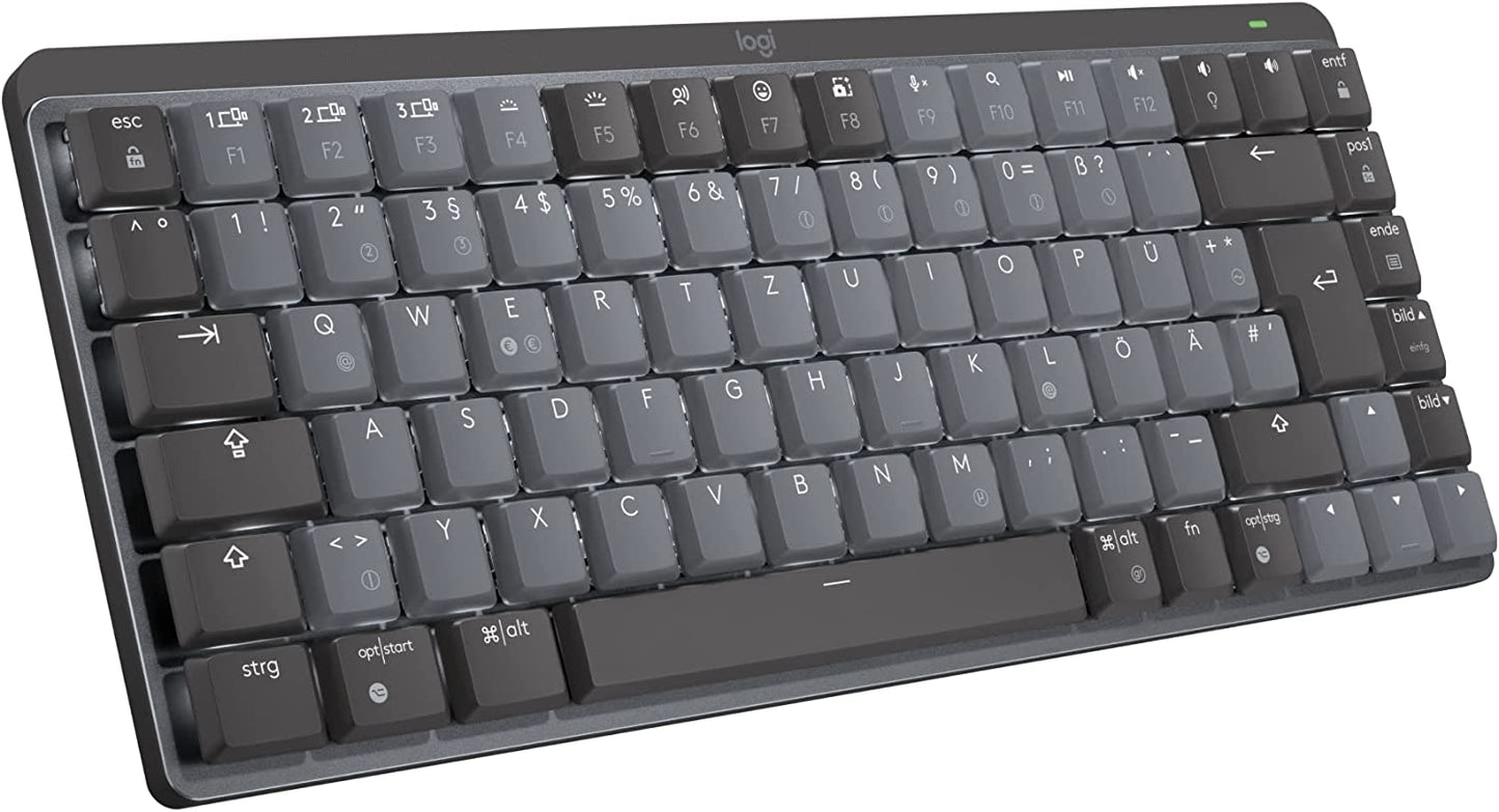 MX Mechanical Mini, Tastatur, Graphit Taktil (leises Tippen) Kompakt